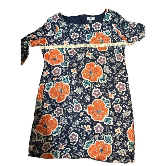 Old Navy blue mini boho floral blue dress M - Picture 13 of 13